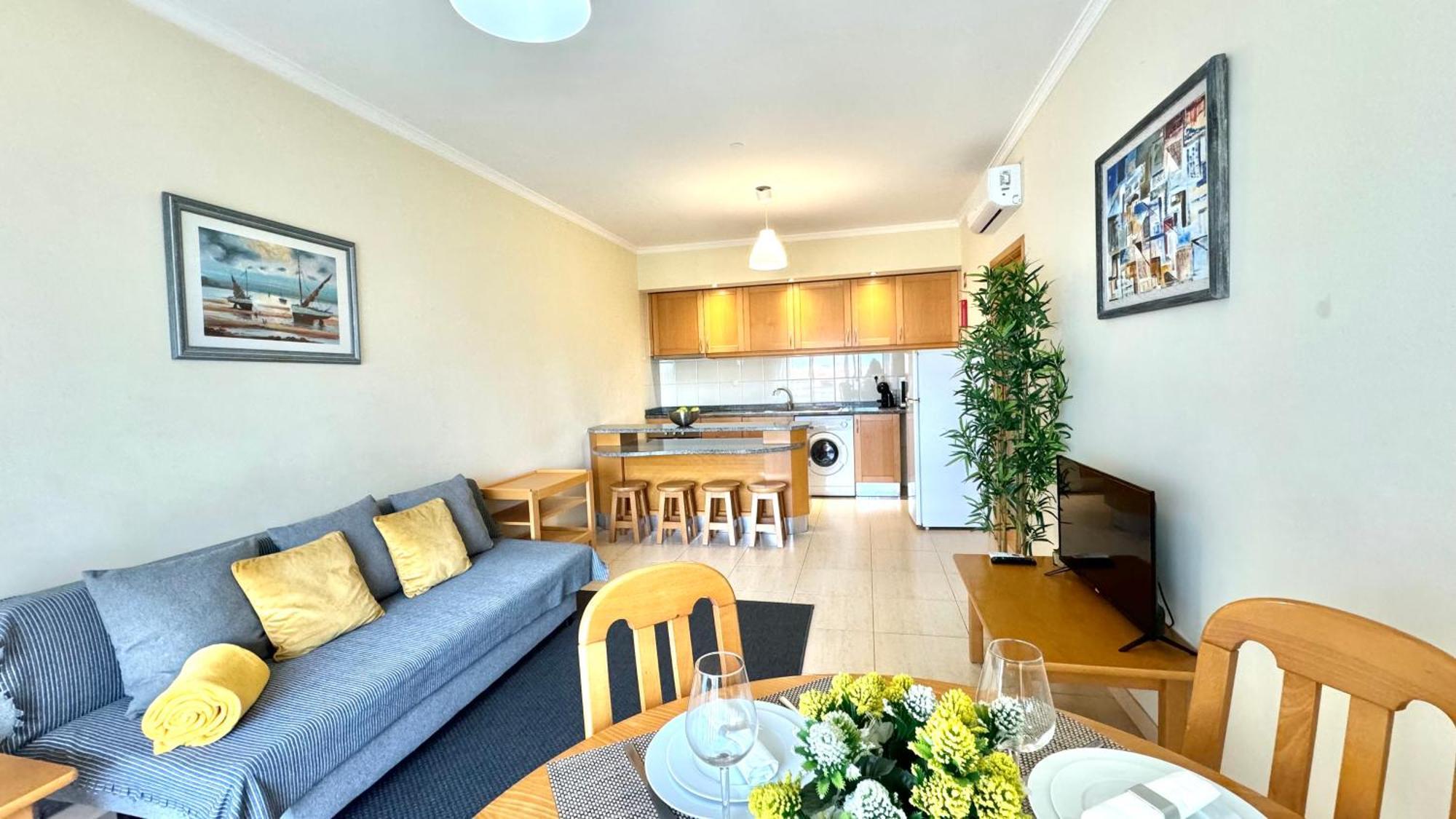 Praia Da Rocha, 502, Charming Apartment, Air Conditioning, Swimming Pool,Free Wifi, Faia By Ig Apartment